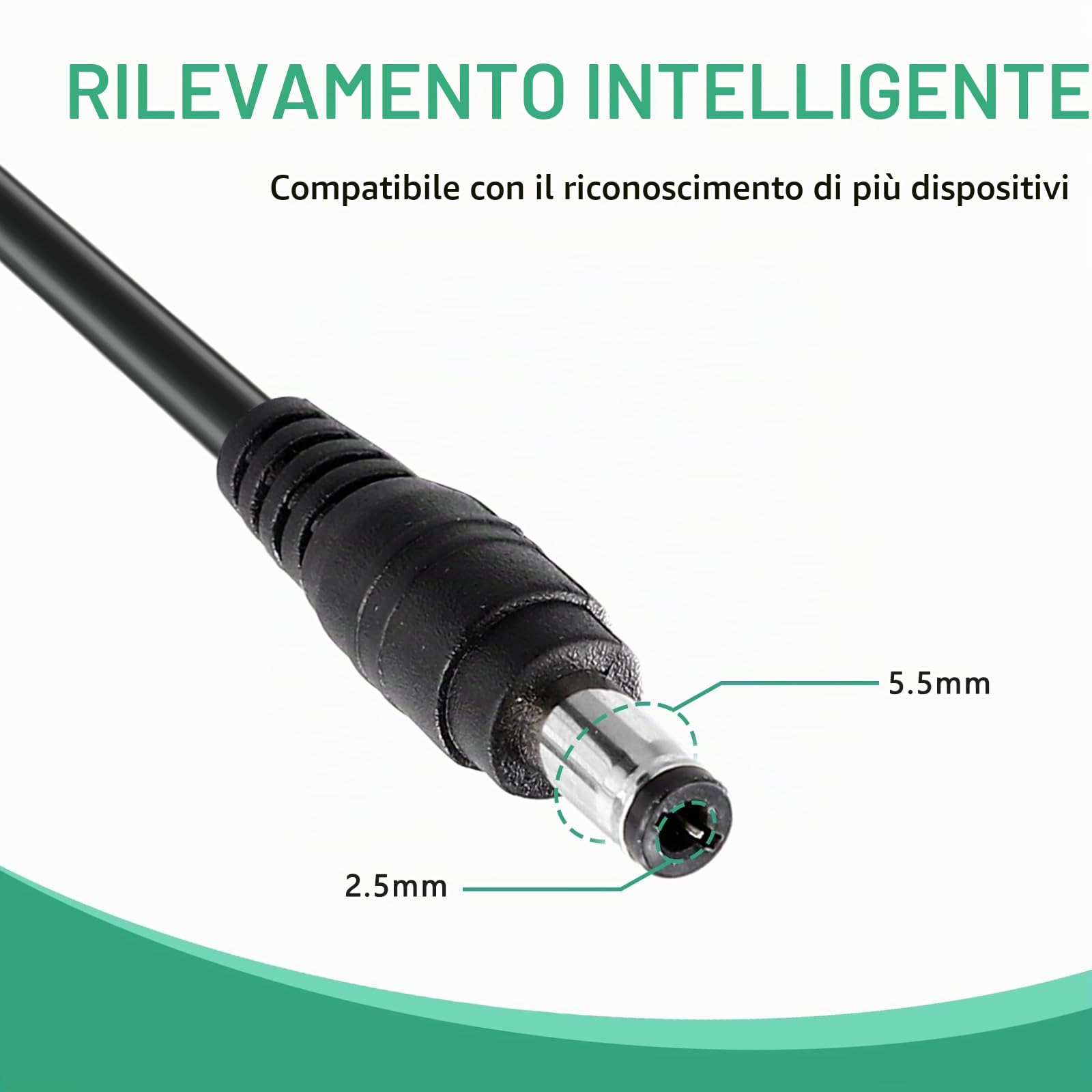 Trasformatore Universale 24V 3A 72W Alimentatore CA a CC Driver LED per Strisce