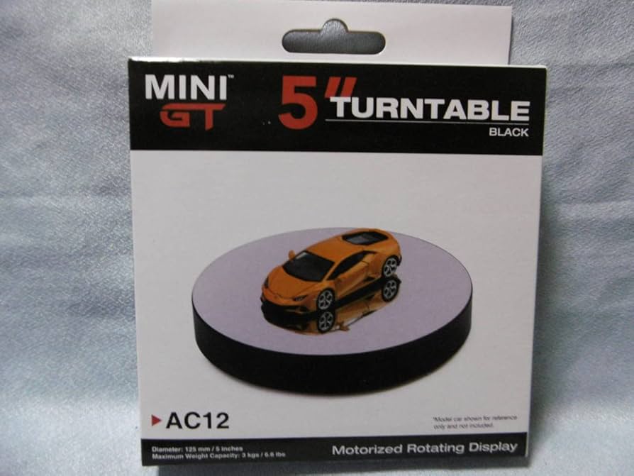MINI GT AC12 ディスプレイ ターンテーブル ブラック MINIGT Amazon.co.jp: 未開封 MINI GT 5