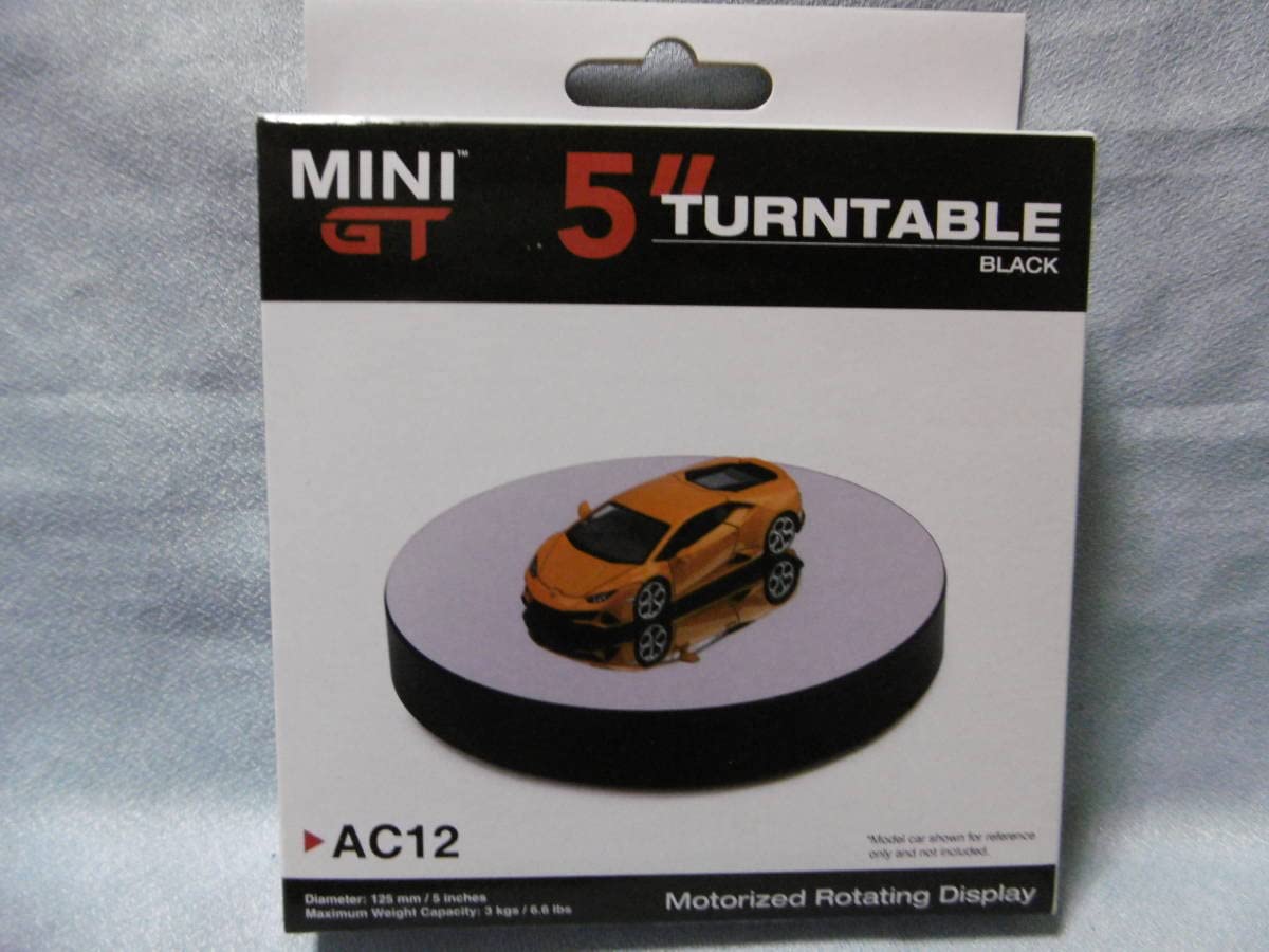 MINI GT AC12 ディスプレイ ターンテーブル ブラック MINIGT Amazon | TrueScale Miniatures MINI GT 5インチ ディスプレイ