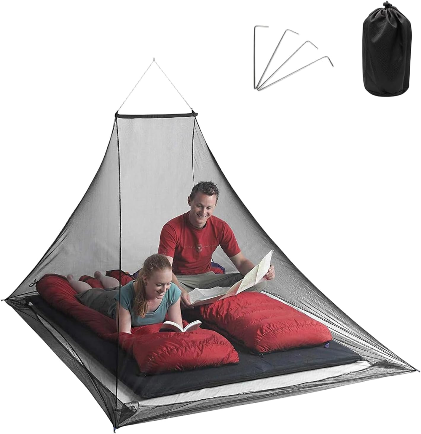 Popping Up Netting Tent with Carrying Bag for Bed and Outdoor Use Small Folding Design with Storage Pouches Quick Arrange Culicid Net