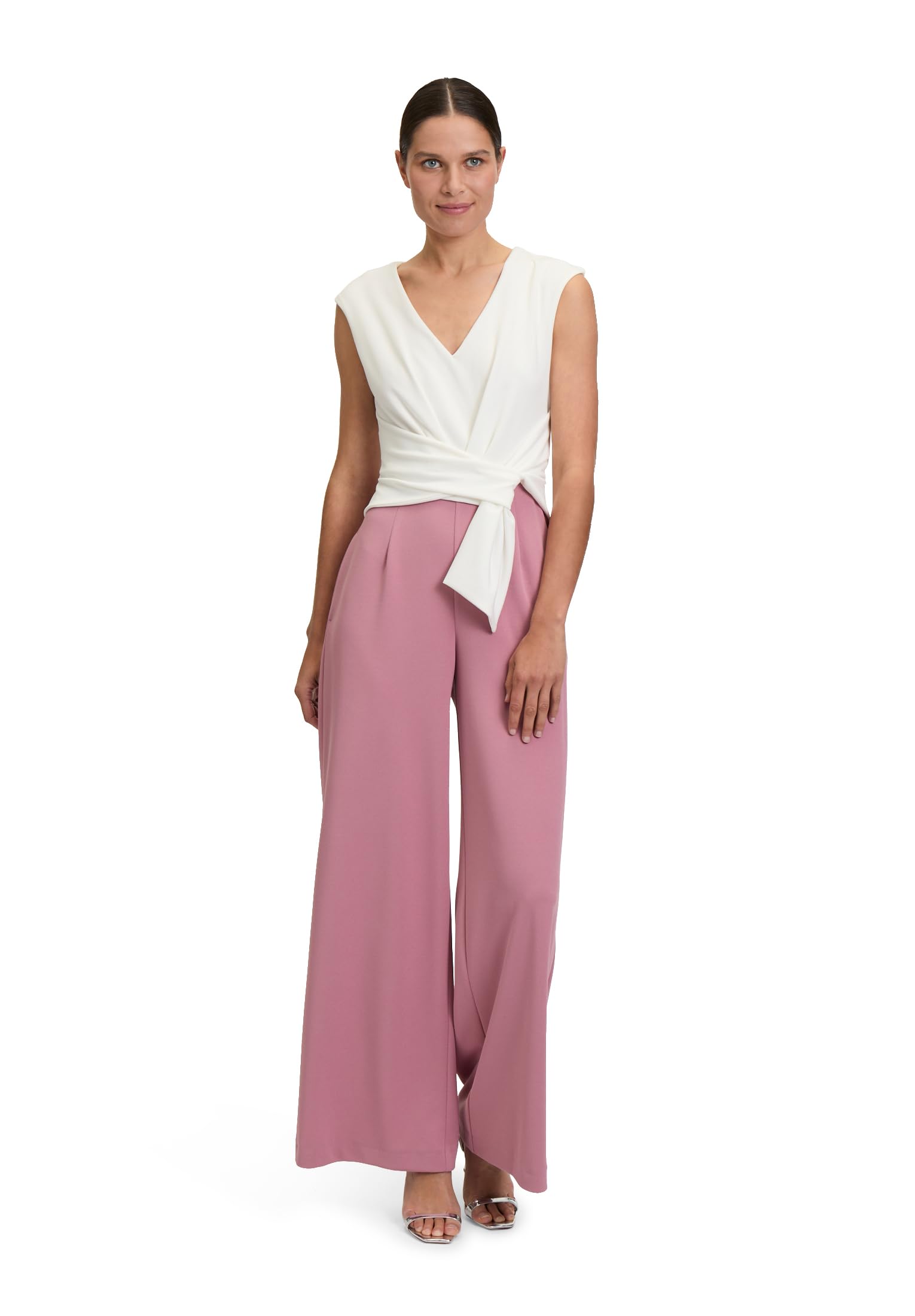 Vera Mont Damen Jumpsuit mit weitem Bein
