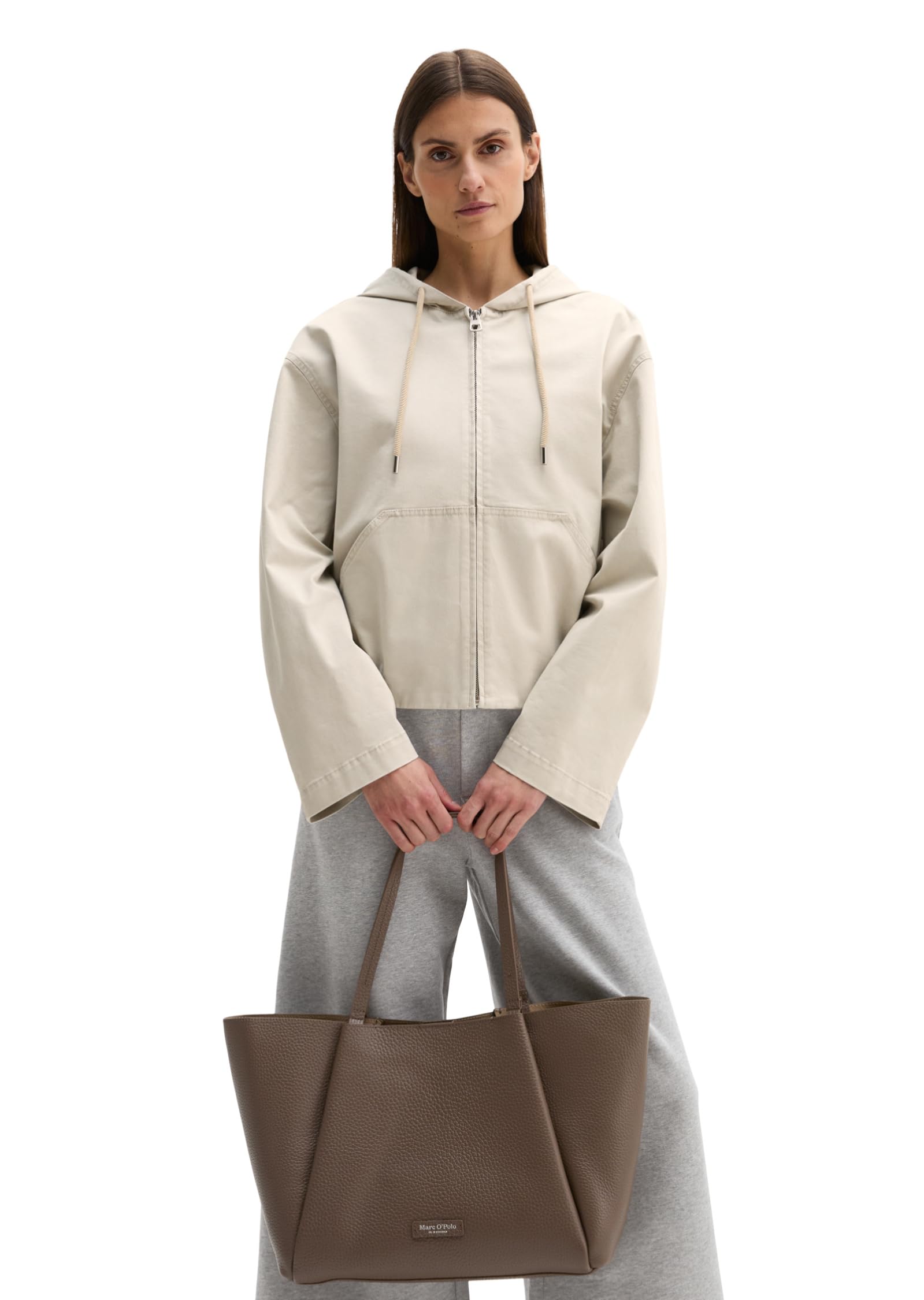 Marc O'Polo Shopper aus genarbtem Rindleder