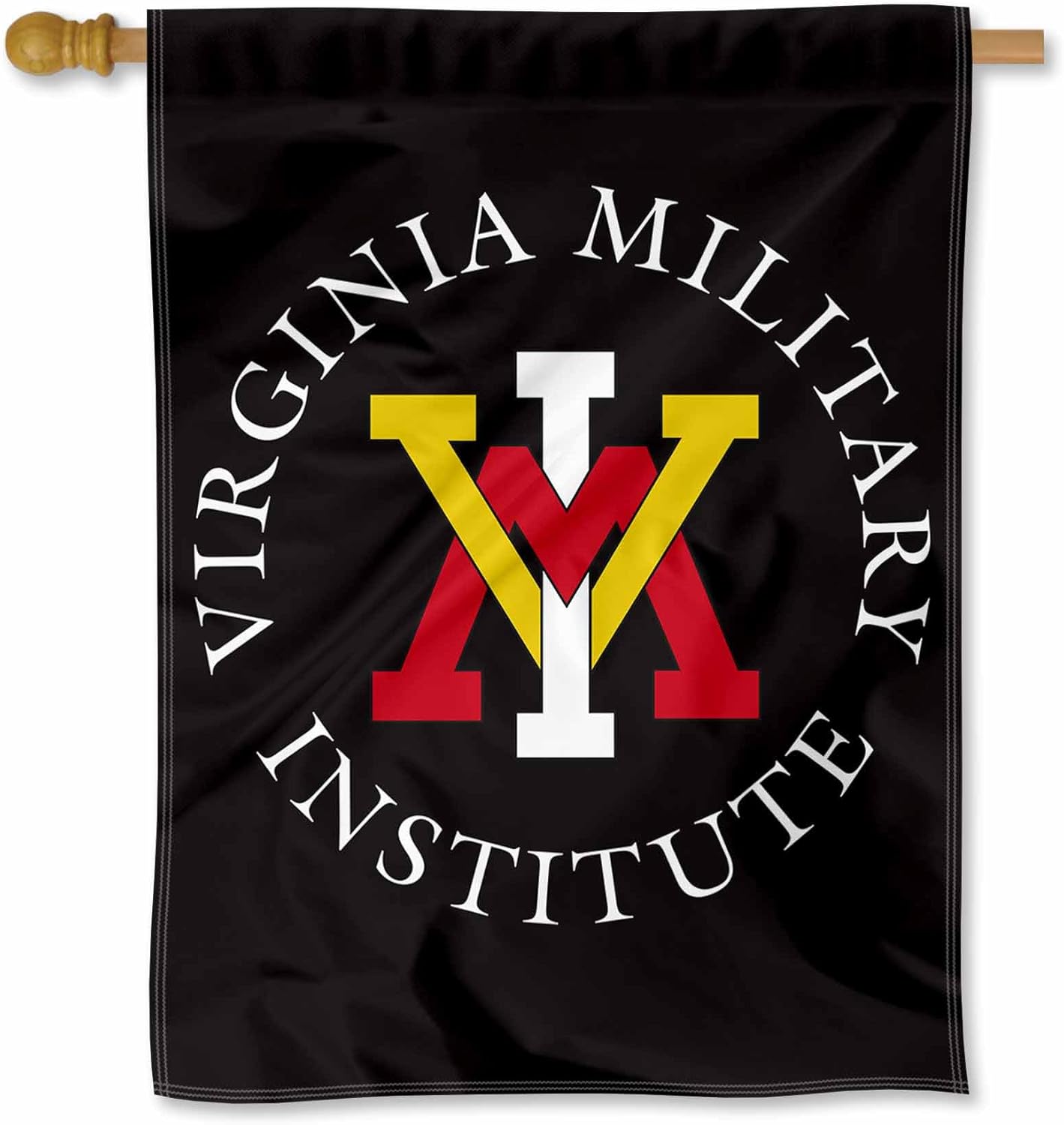 Virginia Military Keydets Black Double Sided House Flag