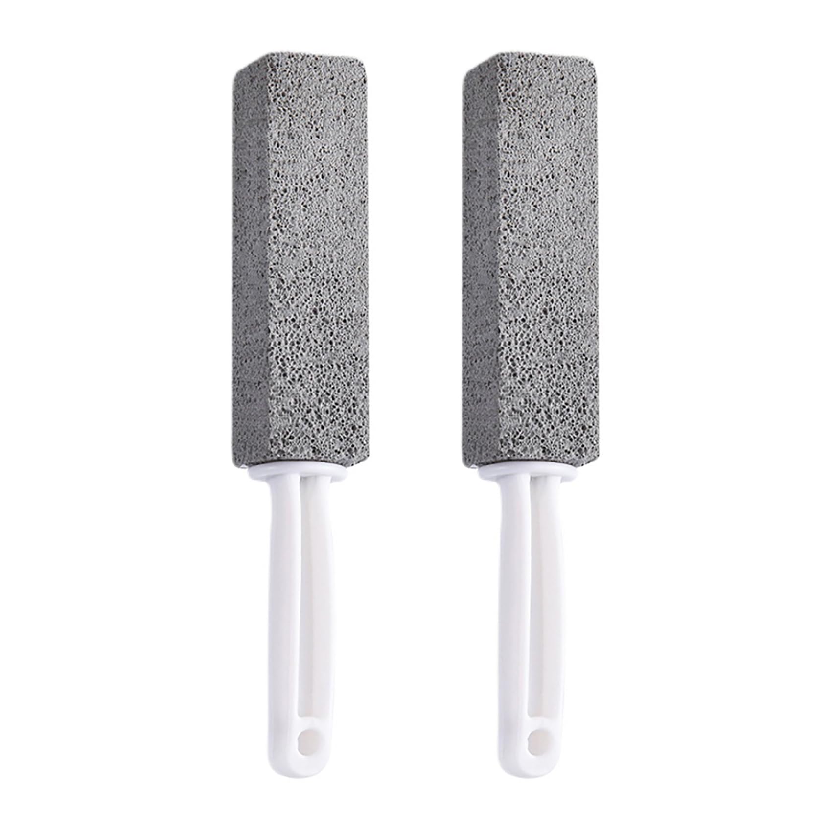 2 Pack Pumice Cleaning Stone with Handle, Toilet Bowl Cleaner Toilet Brush for Cleaning Toilet, Bathroom