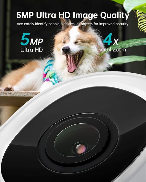 ZUMIMALL F5+BK05 Security Cameras for Outdoor & Indoor Using