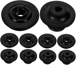DEMULAX MAGICLULU - 10 almohadillas de goma for soporte de radiador de coche, buje superior e inferior, for un soporte de radiador duradero, rendimiento confiable y fácil instalación. Buje de suspensi