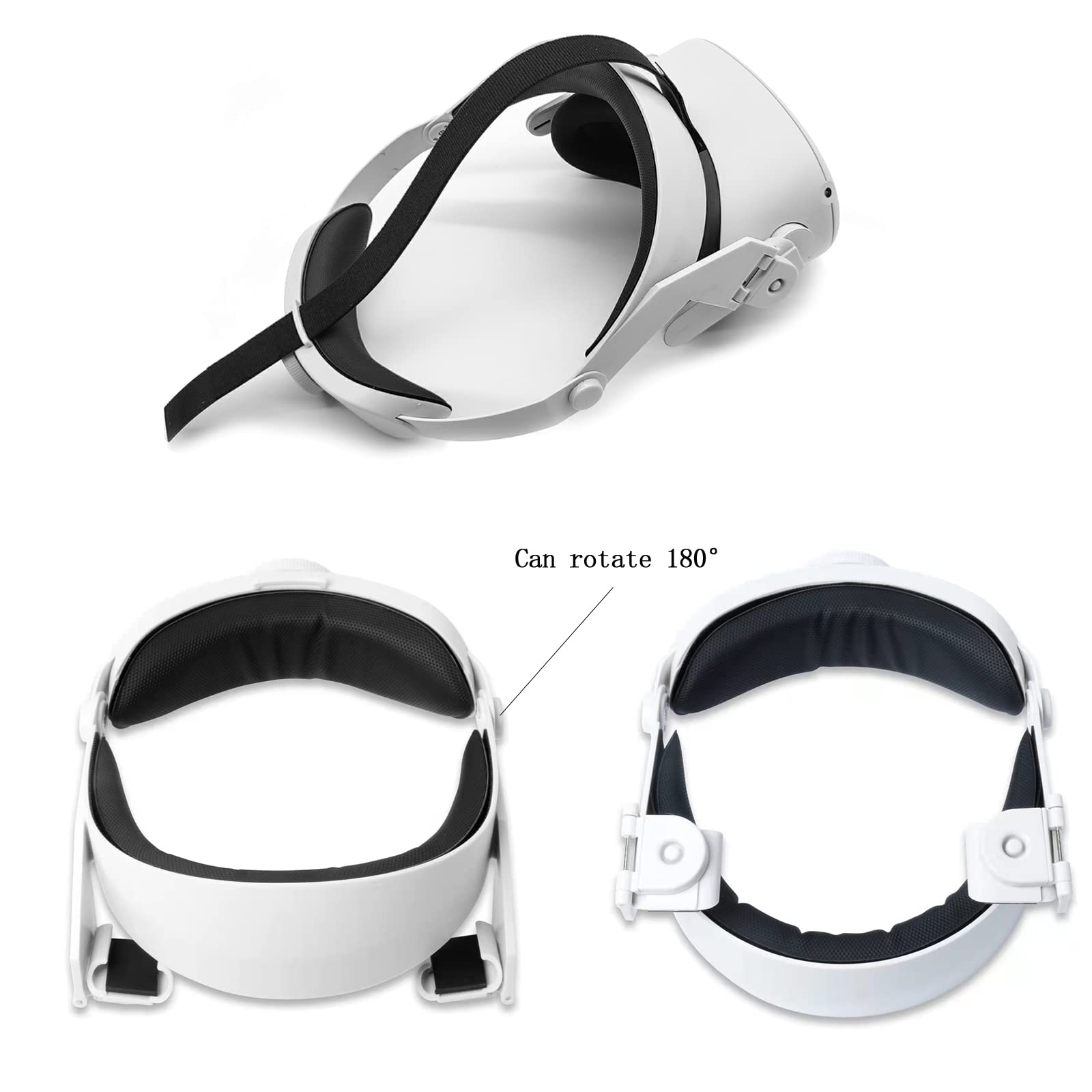 Amazon.co.jp: Meta Quest 2用調節可能なヘッドストラップ 交換用