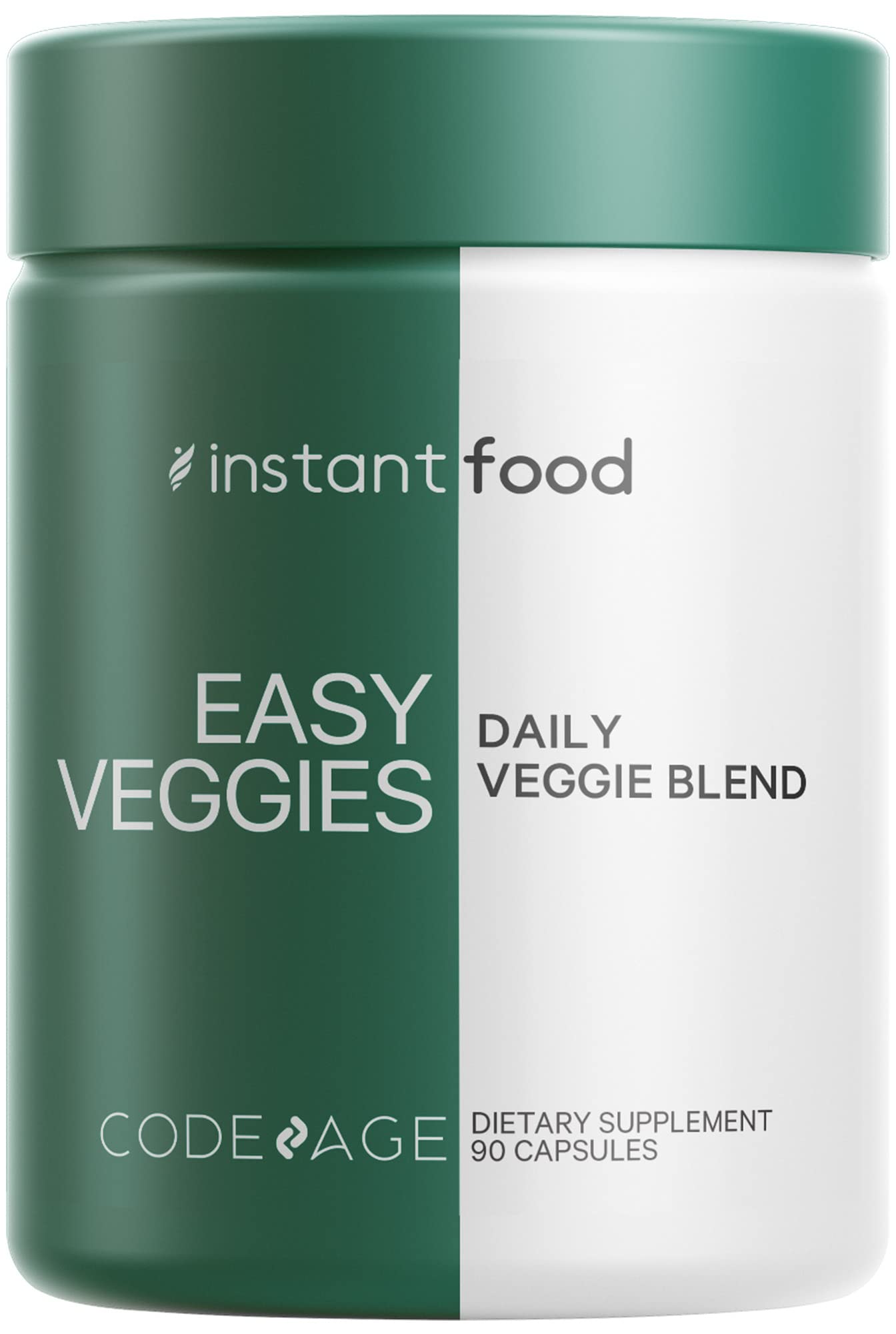 Codeage InstantFood Easy Veggies + Fast Fruits Bundle – Vegetable & Fruit Blend Capsule Supplement – Plant-Based Phytonutrient Formula – Vegan, Non-GMO – 180 Capsules — Amazon image 4