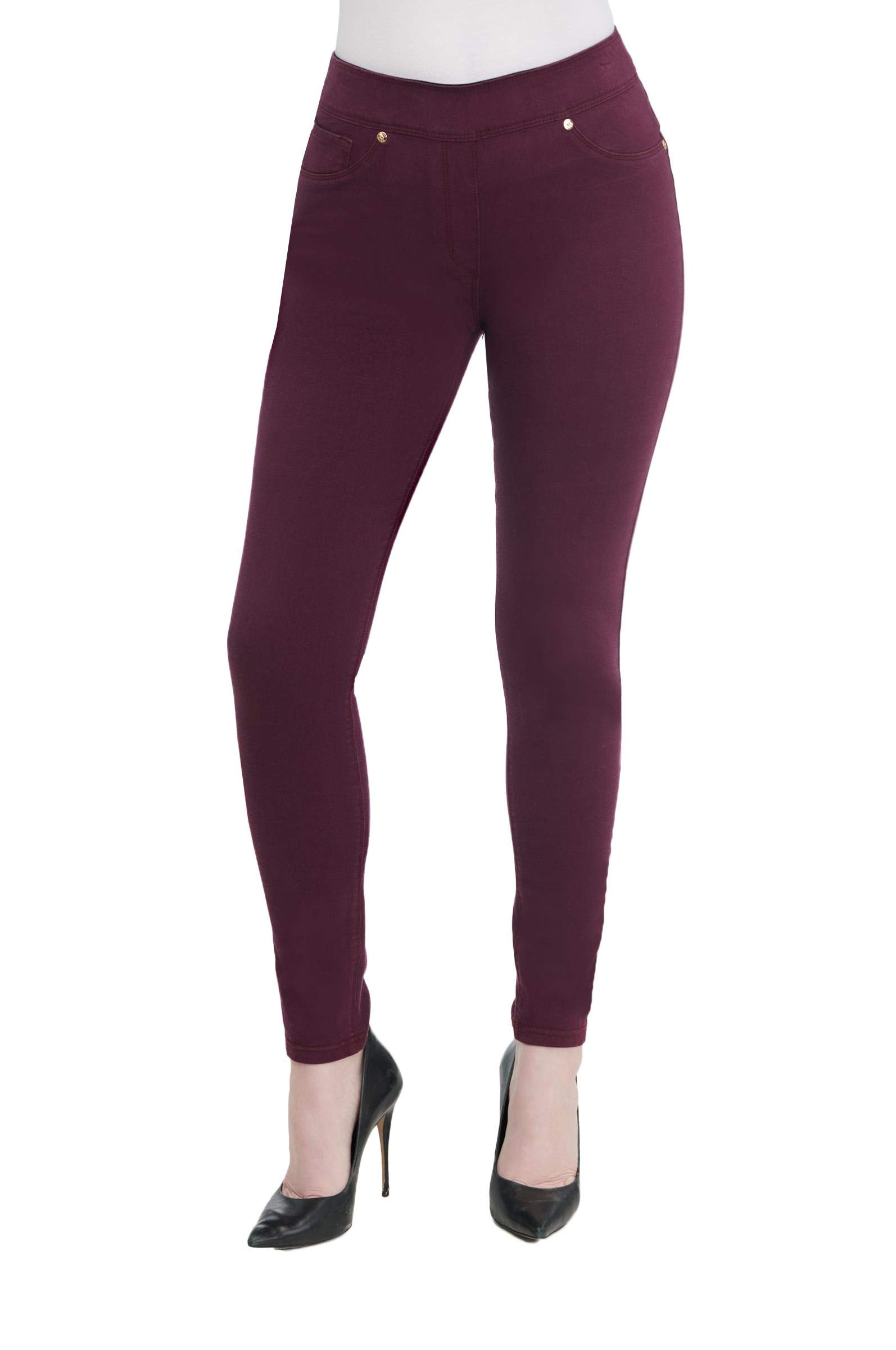 LUXE DENIM SLIMS Jeggings Sangria XL