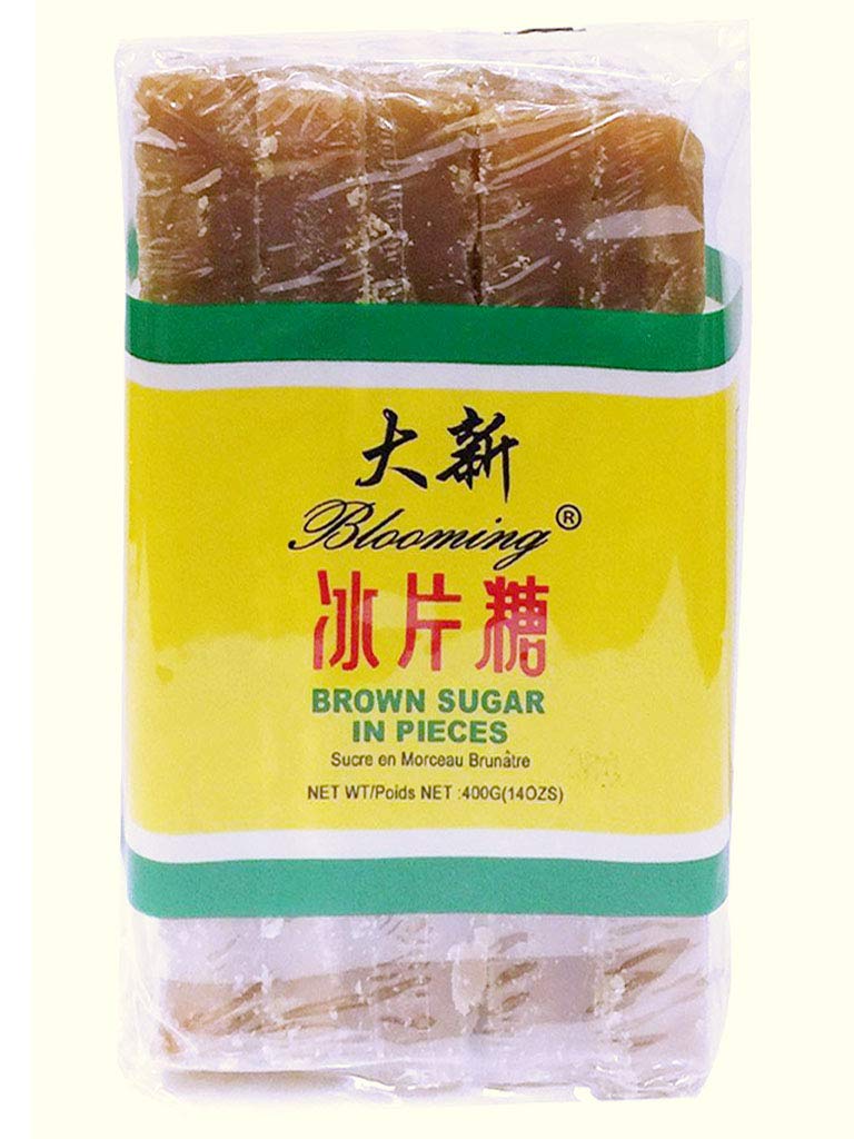 冰片糖 Brown Sugar in Pieces Cane Sugar 14 oz (1 pack)