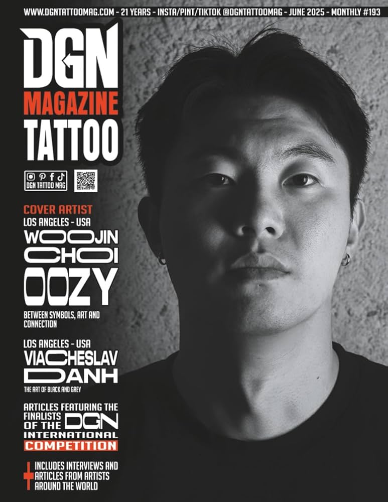 経　tattoo poster Amazon.com: DGN Tattoo Magazine 21 Years #193 Woojin Choi