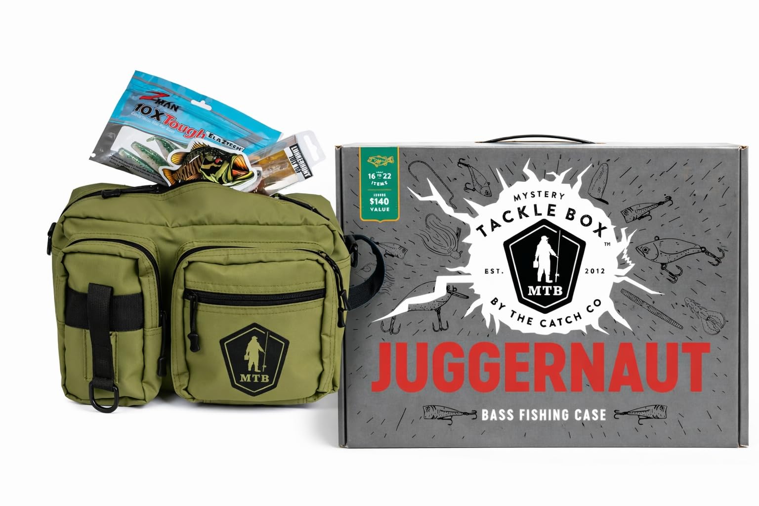 Amazon.com : Catch Co Mystery Tackle Box Juggernaut (Bass) & Pond