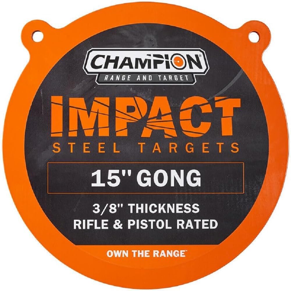 Impact Steel 15" Gong, Rifle Rated, Sticker