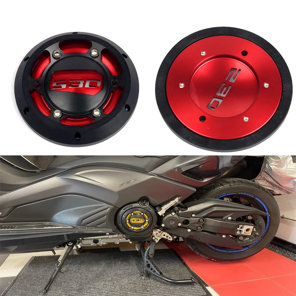 Accessori moto Protezione coperchio statore motore Protezione Compatibile con TMAX 530 TMAX500(Oro 530)