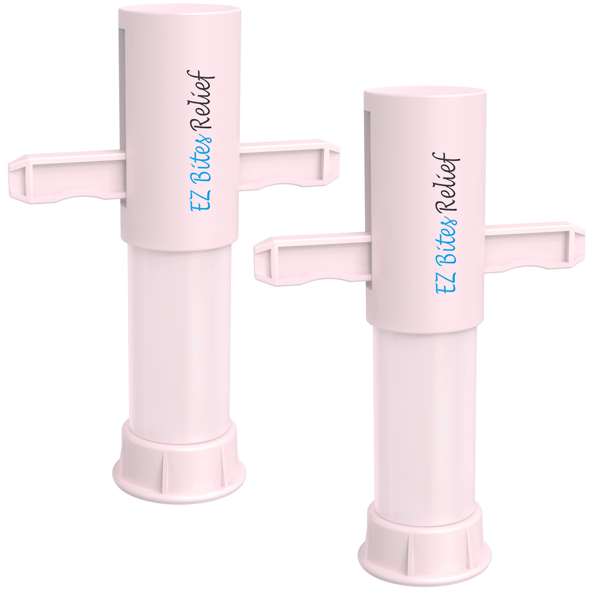 MemineEZ Bites Relief Suction Tool - 2 Pack Bee Sting and Bite Itch Relief Sucker, Venom Extractor for Saliva/Venom Removal, Temporary Relief from Itch and Swelling, Kid-Friendly Pink