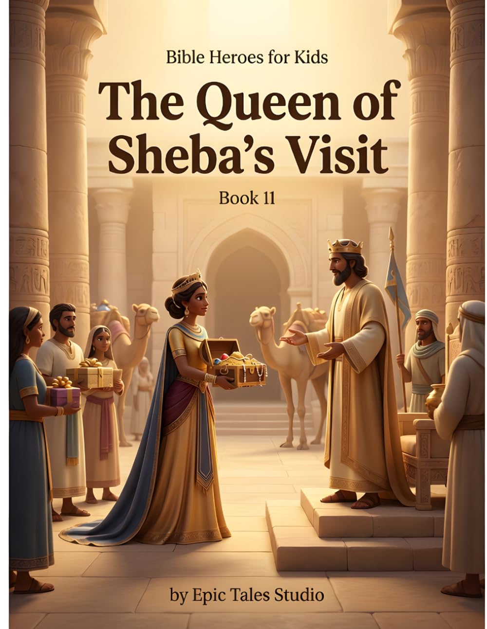 Bible Heroes for Kids: The Queen of Sheba’s Visit – Book 11: A Story of Wisdom, Seeking Truth, and God’s Blessings