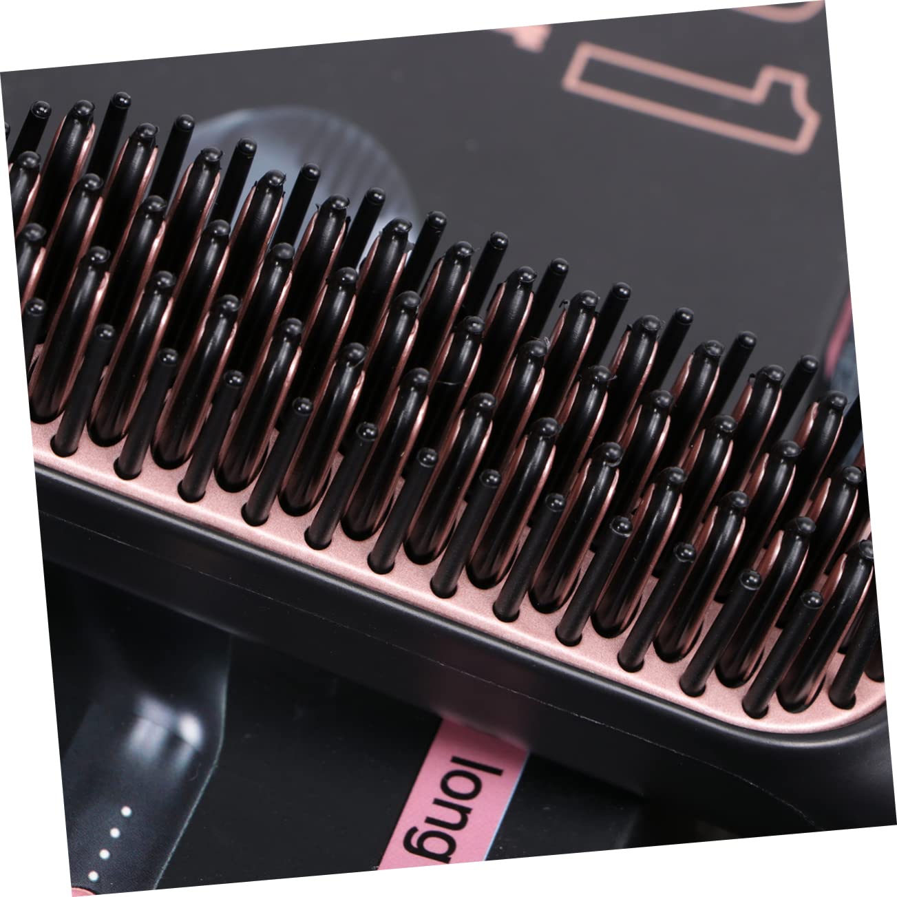 FRCOLOR Pettine Per Barba Uomo Pettine Da Parrucchiere Barba Pulizia Baffi Setole Morbide Manico Ergonomico Portatile Per Viaggi e Uso Quotidiano