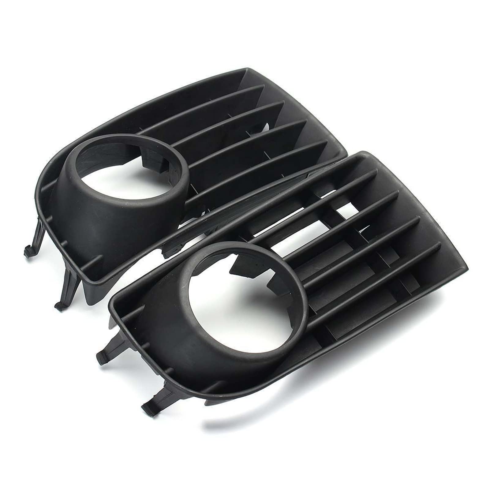 1 paio paraurti anteriore fendinebbia griglia rivestimento angolo fendinebbia griglia rivestimento lampada copertura anteriore LR ABS nero, for VW, for Golf, for MK5 2003-2009 Griglie anterior