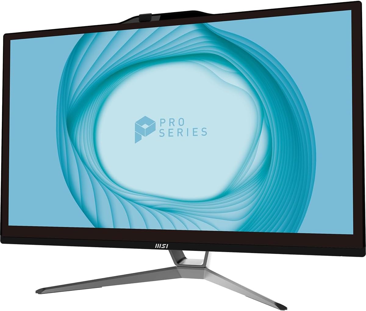 MSI PRO AP222T All-in-One Desktop: Intel Core i3-13100, 8GB DDR4 2666MHz, 512GB NVMe SSD, Anti-Flicker, Less Blue Light, BT 5.0, Windows 11 Pro: 13M-004US