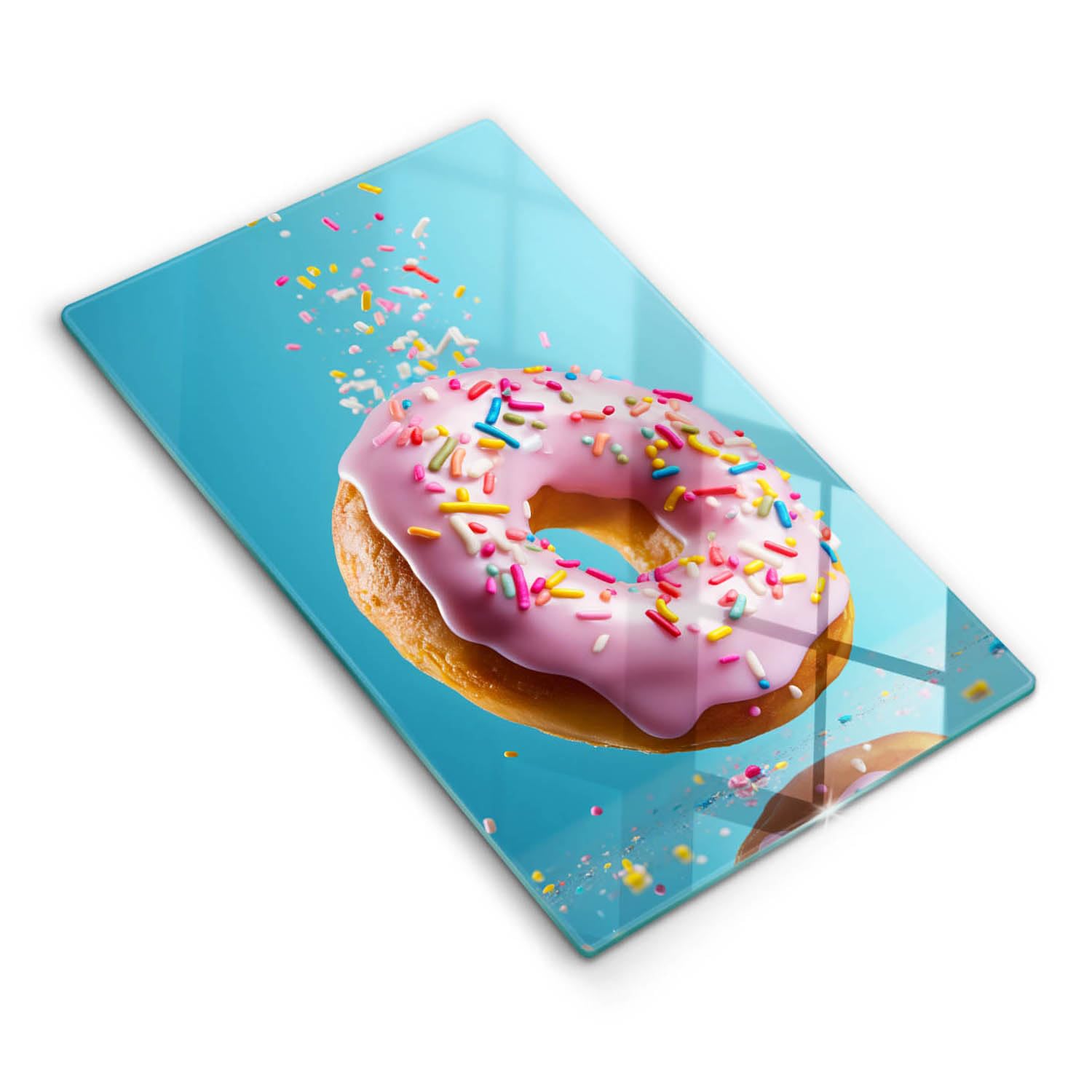Planche à découper résistante Wallfluent 30x52cm protection cuisson