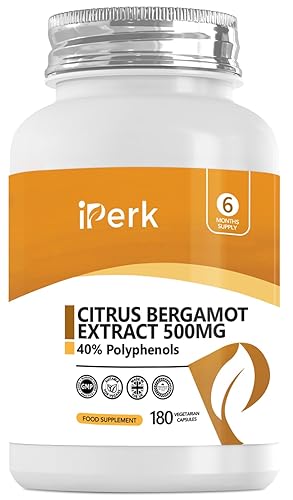 Citrus Bergamot Extract 500mg - 180 Vegetarian Capsules - 40%