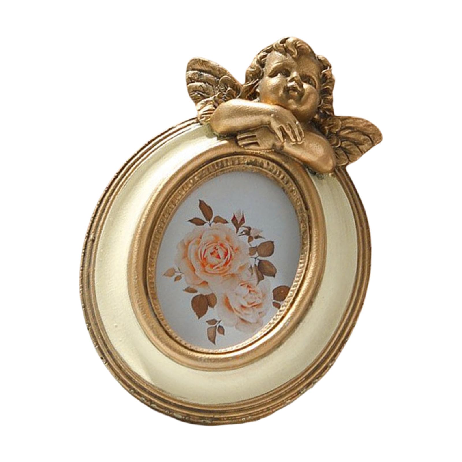 ZEPFJHE Retro Picture Frame Antique Ornate Photo Frame for Tabletop Display Decorative Photo Frames for Home Pictures Gallery Retro Picture