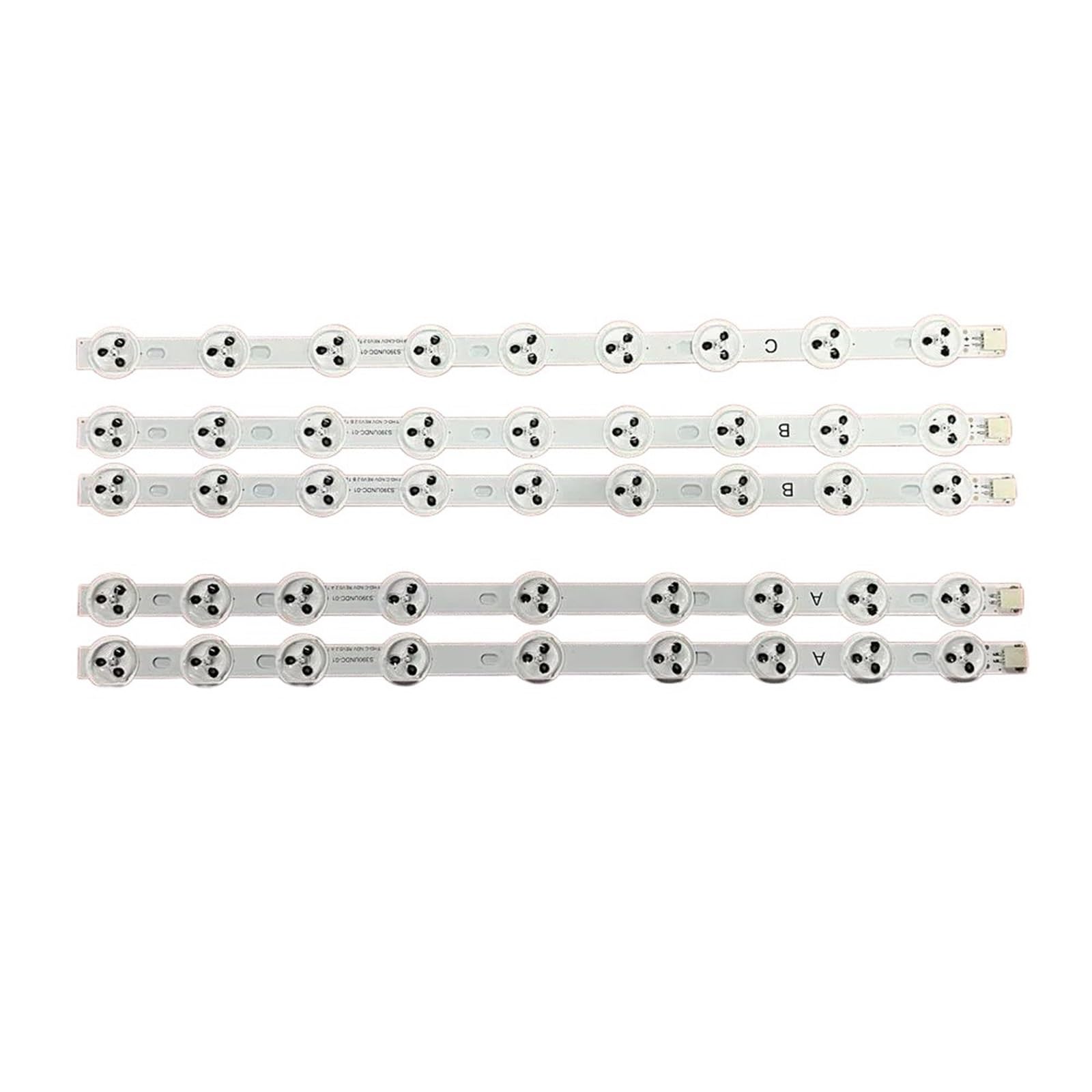 Striscia di retroilluminazione a LED Compatibile for TV 40L3433DG 40L3451dn 40L3433DG TFL39DLED200 39PF3025D VES390UNDC-01 VES400UNDS-01 VES400UNDS-02(10 Kit for 10 TV)