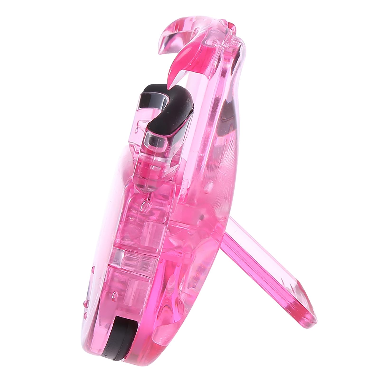 Jurupi Mini Clamp/Holder per Bigodino per Ciglia Portatile con Calittini Ciglia in Gomma Clamp/Holder Cosmetici di Cosmetica Rosa (Rosa)