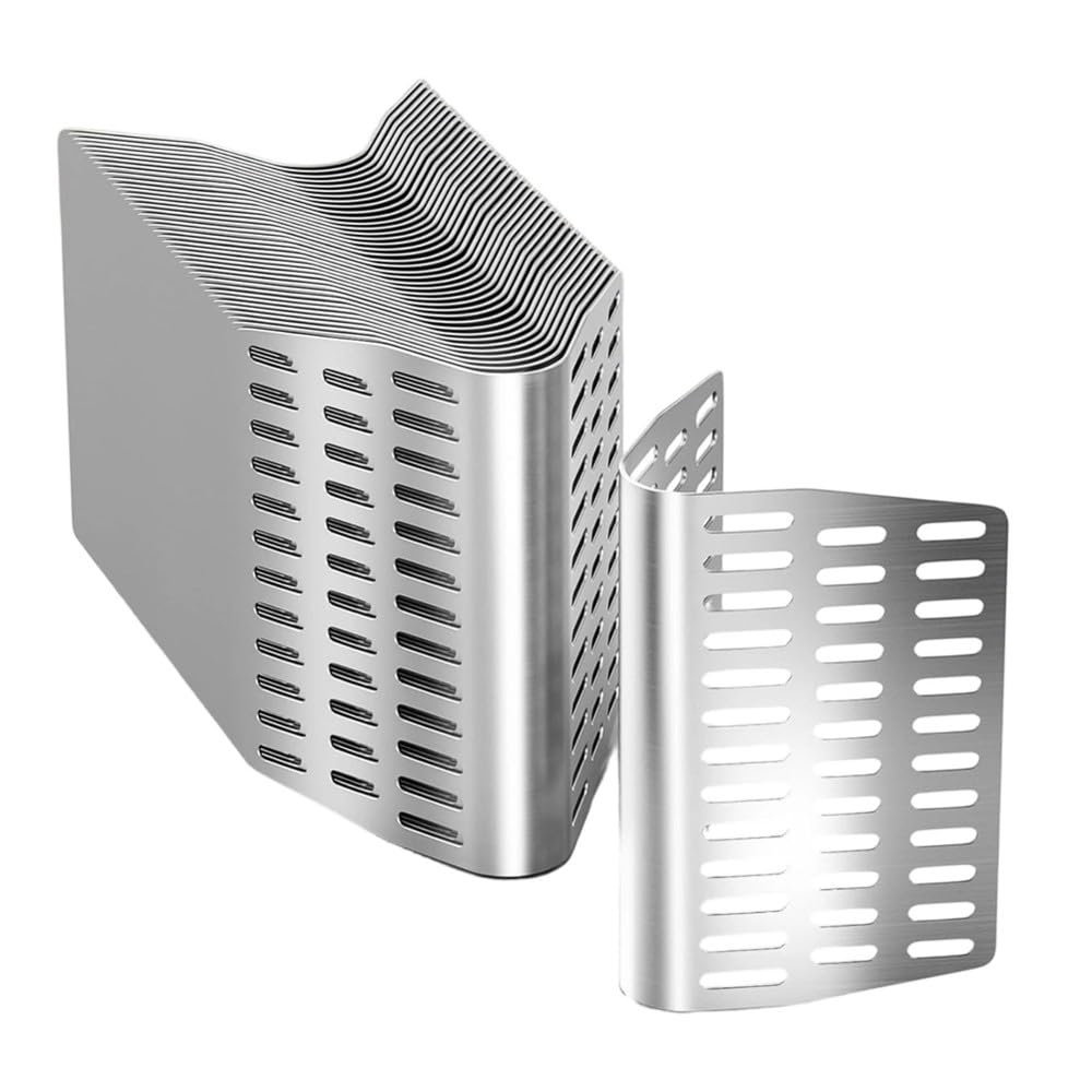Aundhegrtt Silver For Brick Weep Hole Covers- 40 Pcs Stainless Steel Screen Inserts, Drain Hole Covers For Wall Applications