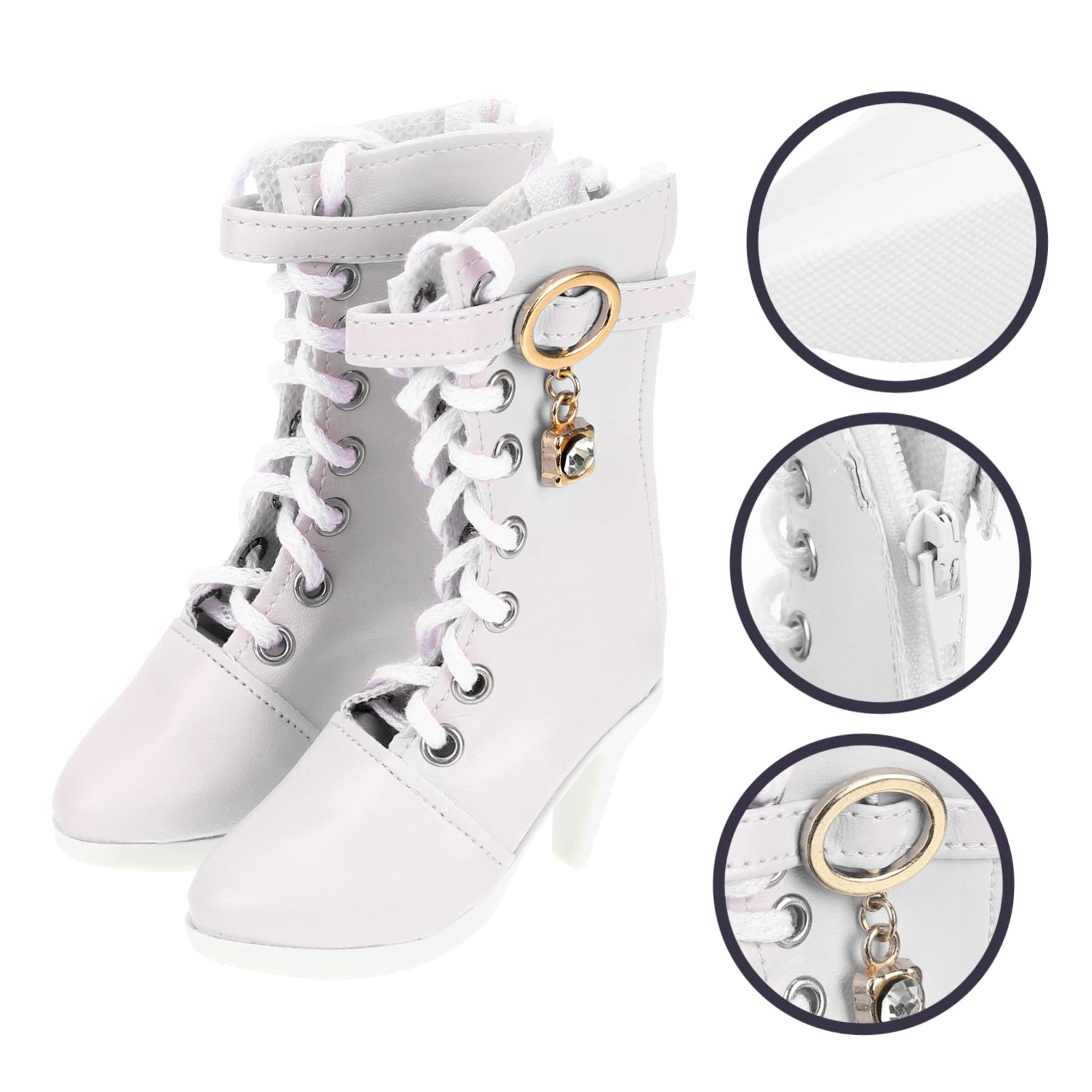 Amazon.co.jp: 1 ペア人形ハイヒールミニチュアブーツ人形ハイヒール