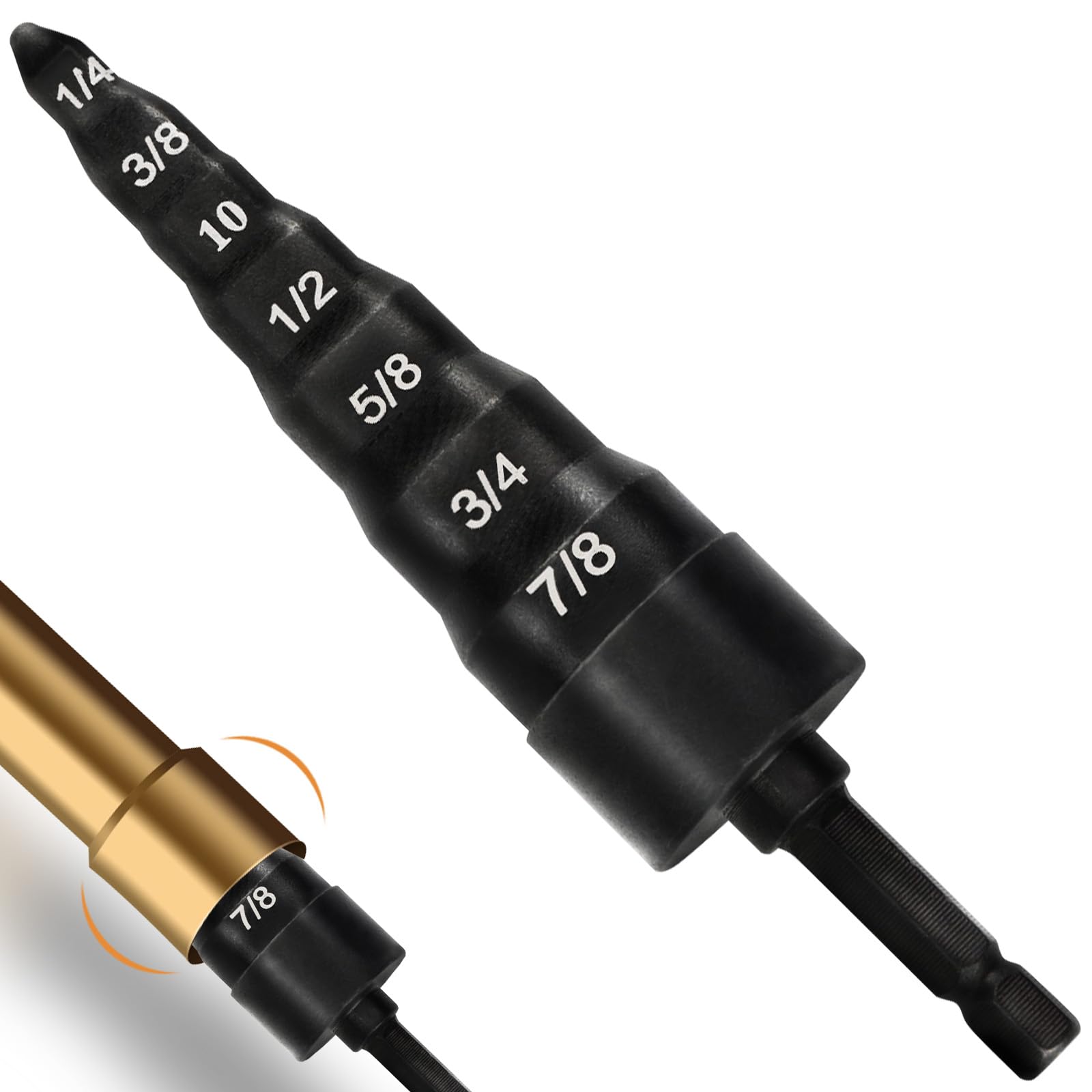 Buy HVAC Tools, Pipe Expander Drill Bit Set Repair Flaring Swaging Tool for Air Conditioner, 7