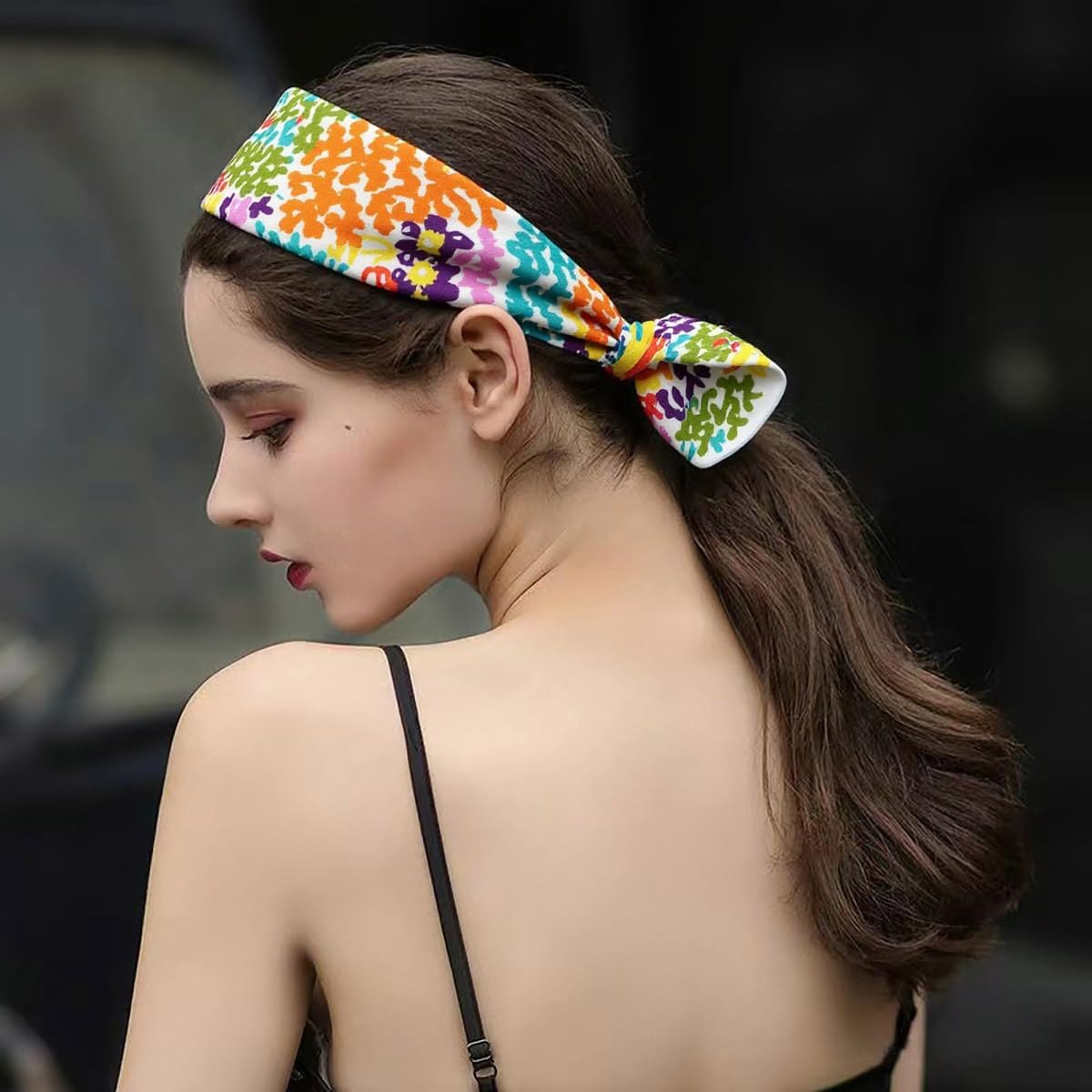 Unisex Cotton-Blend Bandana, Head Scarf, Headband, Head wrap, Hair Neck Scarf for Women Men 22 x 22 inch