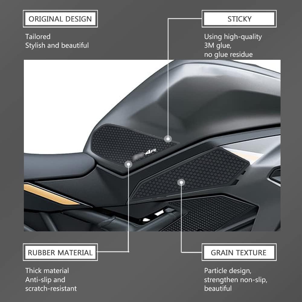 Amazon.co.jp: オートバイ燃料タンクトラクションサイドパッド