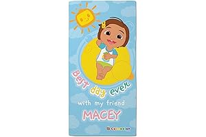 CoComelon Best Day Ever Personalized Pool Towel with Custom Name Printed