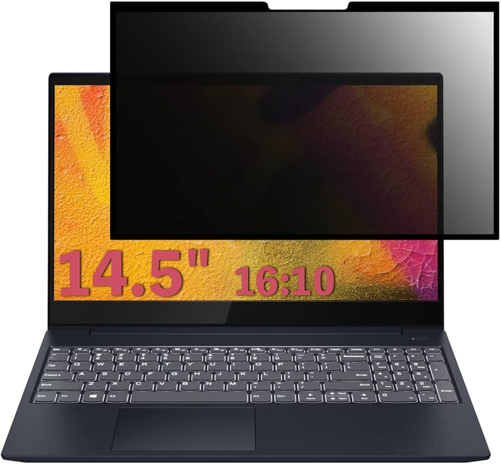 Amazon | 14.5インチ(16:10)対応 粘着 着脱式 覗き見防止フィルター