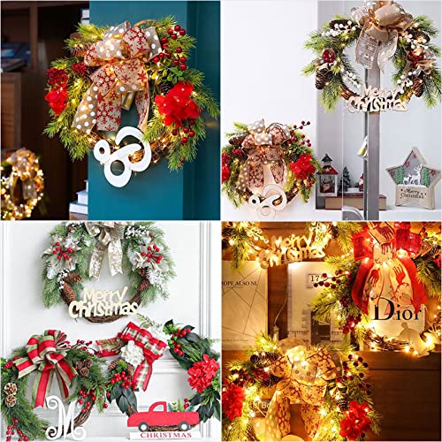 Vencer Grapevine Wreath 12 Inch Round,Wreath Frame,Diy Wreath Natural Vine Wreath For Halloween,Thanksgiving,Christmas,Valentine's Day Wedding,5Pcs,Vhw-010 #TOP6