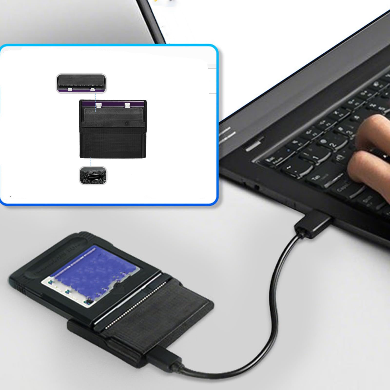 Lector de cartuchos de juegos, lector de tarjetas de juego, escritor, archivo de copia de seguridad, firmware, transferencia de alta velocidad actualizable