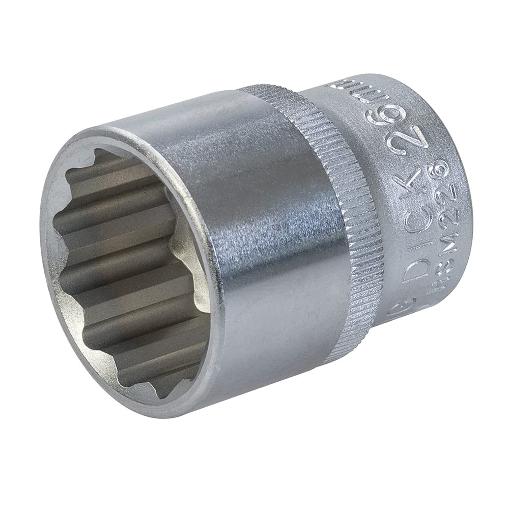King Dick Socket 1/2" SD Metric 26mm (HSM226), Steel
