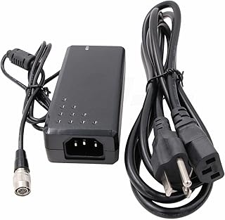 HangTon Hirose 6 Pin 12V AC DC Power Supply Adapter for Jai GO, Basler Camera ace GigE, Aviator CL, Racer, Runner, Imaging Source GigE, AVT Mako U 24W