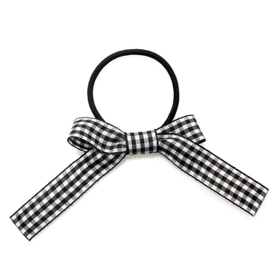 リボン　ヘアゴム♡riana ribbon♡ギンガムチェック♡ハンドメイド リボン ヘアゴム♡riana ribbon♡ギンガムチェック♡ハンドメイド