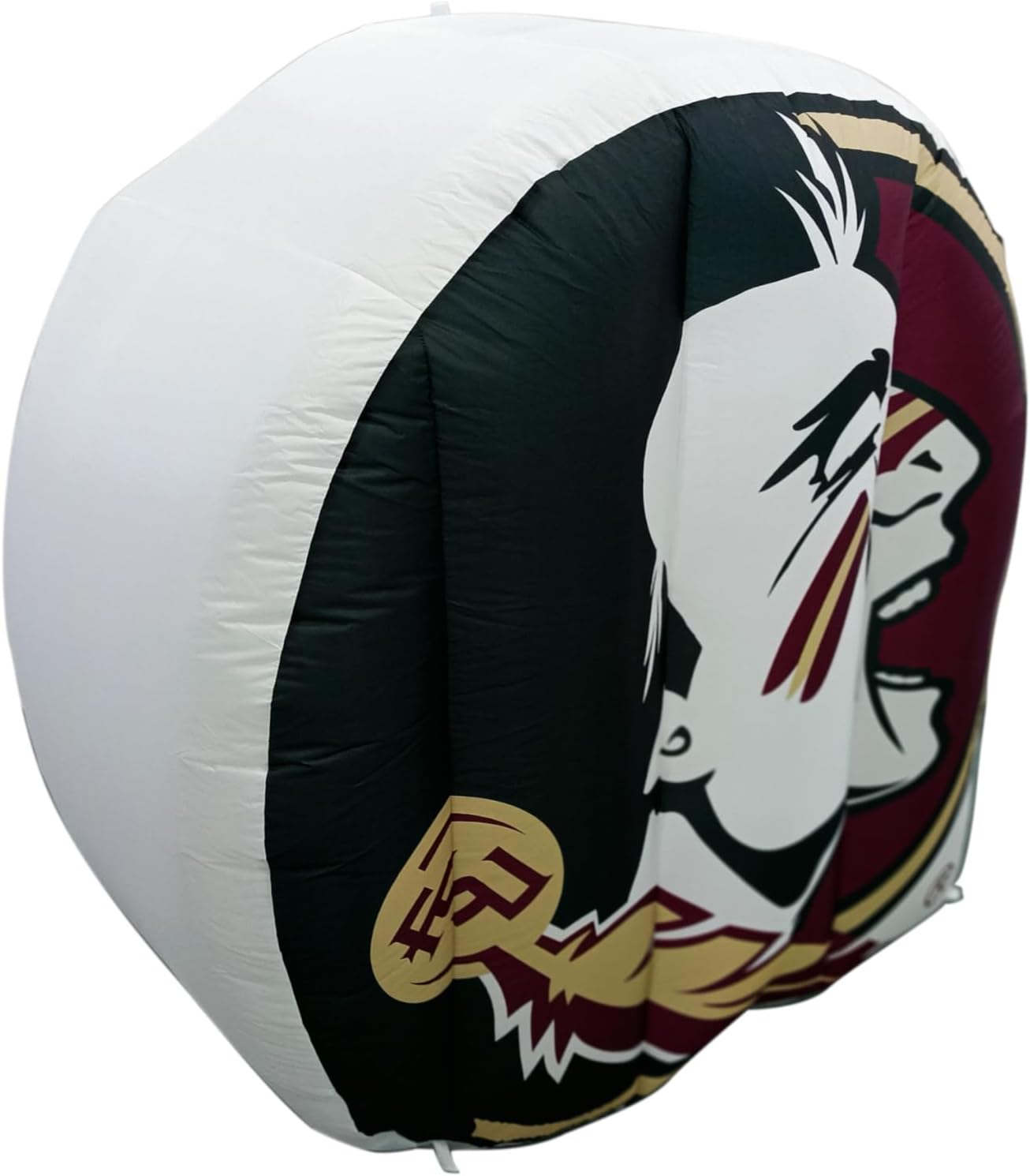 Logo Brands NCAA Florida State Seminoles 7ft Inflatable Yard Mascot – Easy Inflation with 12V Blower, LED Lights for Indoor/Outdoor Fun