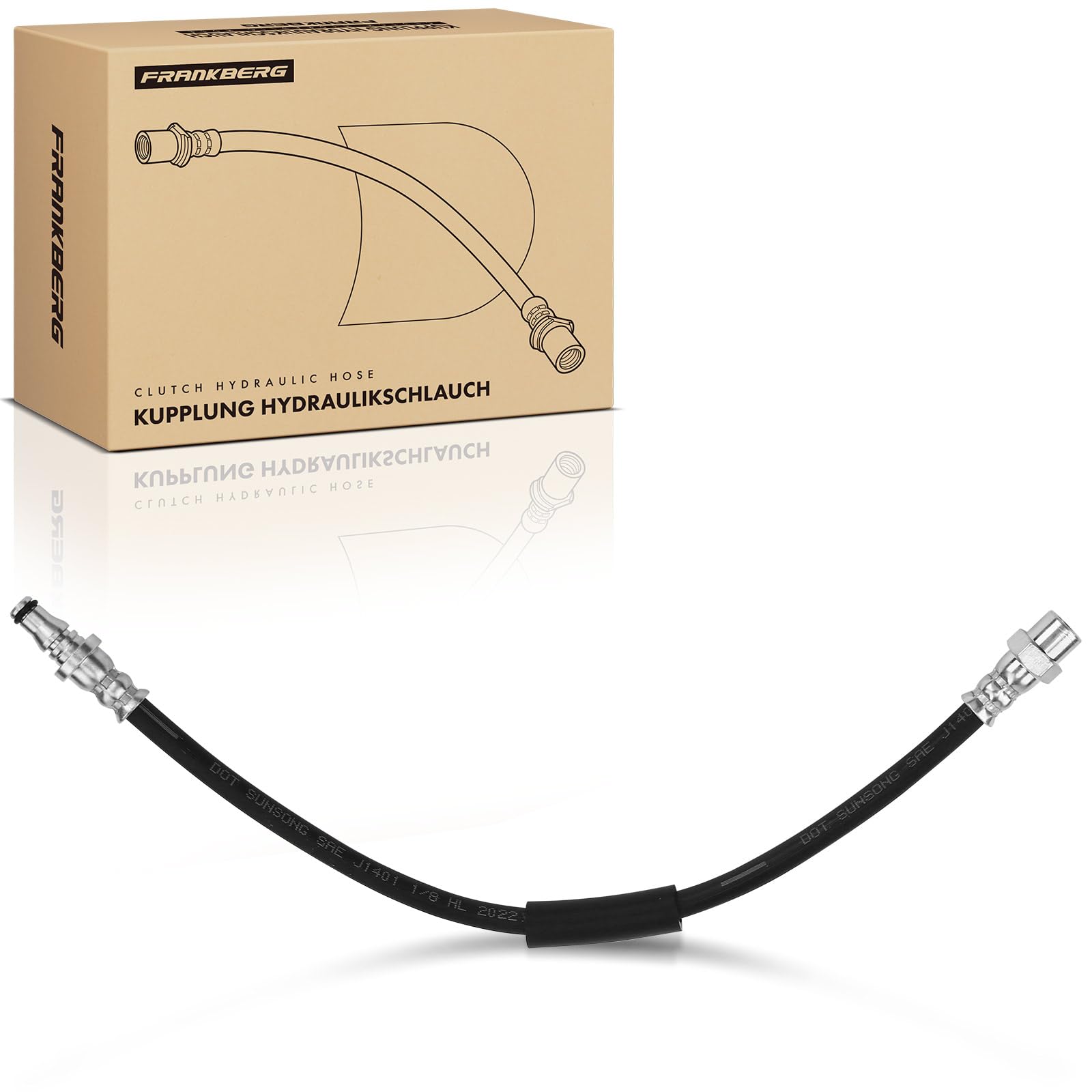Frankberg Tubo frizione Clutch Compatibile con Serie 3 Compact E46 Serie 3 Touring E46 Serie 3 E46 Serie 3 Cabriolet E46 Serie 3 Coupé E46 Replace# 21526774267