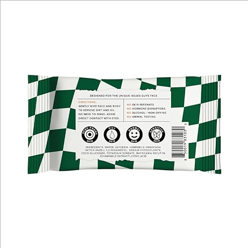 Miniatura 2 de Stryke Club Toallitas limpiadoras, toallitas faciales y corporales, para adolescentes, limpiador suave para la piel, biodegradables,