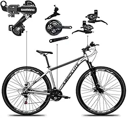 Bicicleta Aro 29 Absolute Nero 5 MTB Alumínio 21 Marchas Câmbio Shimano Freio a Disco