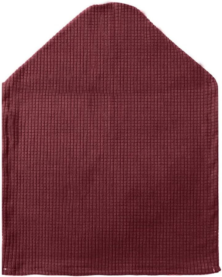 Sewroro Sofa Armrest Covers Stretch Chair Arm Protectors Washable Universal Armchair Slipcover Arm Cover for Home Office (Claret) 2pcs