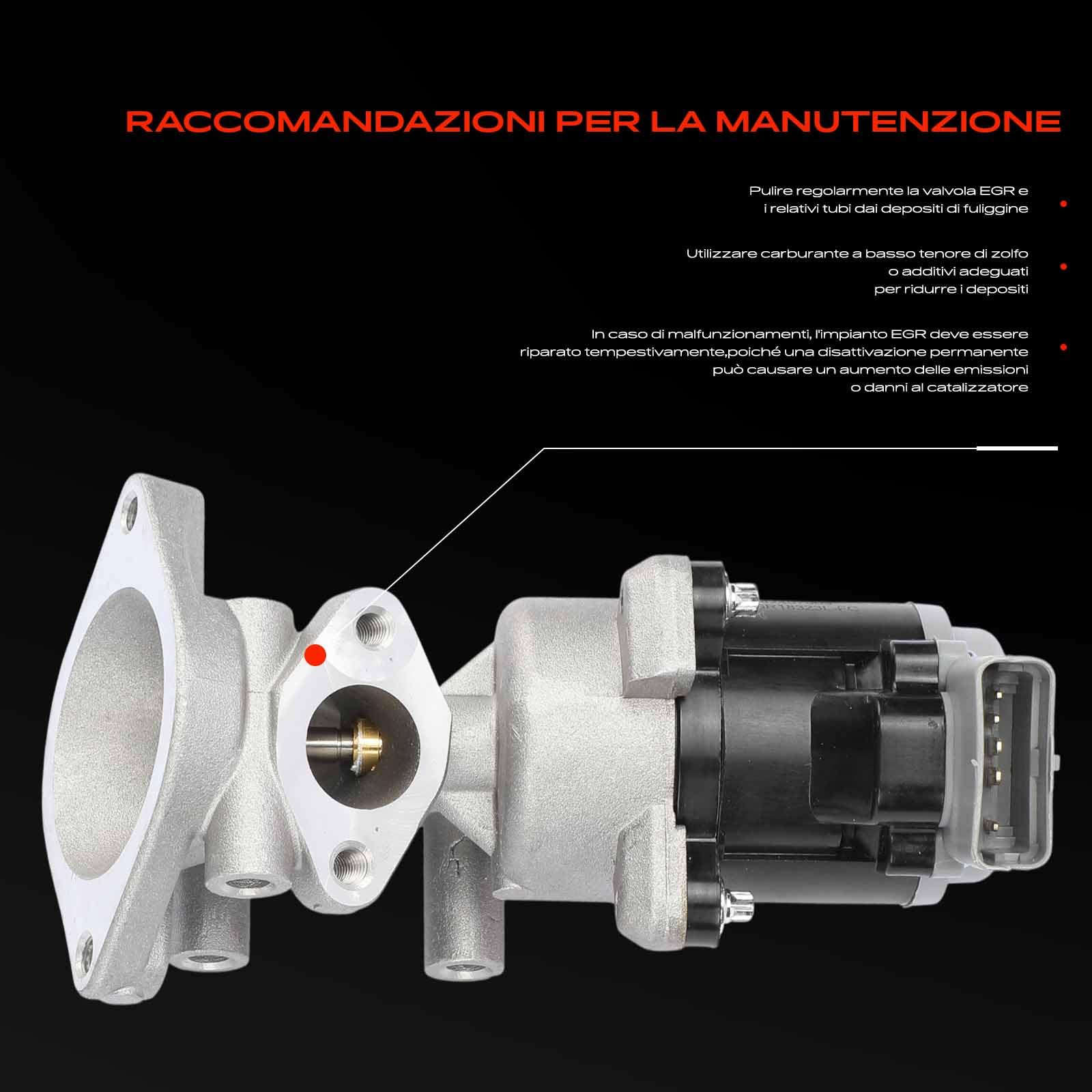 Frankberg Ricircolo dei gas di scarico del radiatore della valvola EGR a | LR018323; Compatibile con: Discovery III L319, Discovery III Van L319, R.a.n.g.e R.o.v.e.r Sport L320, Discovery IV L319