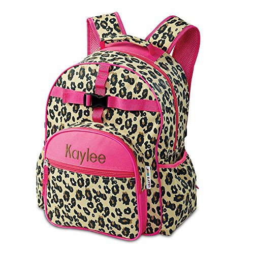 Lillian Vernon Leopard Spots Personalized Kids Backpack