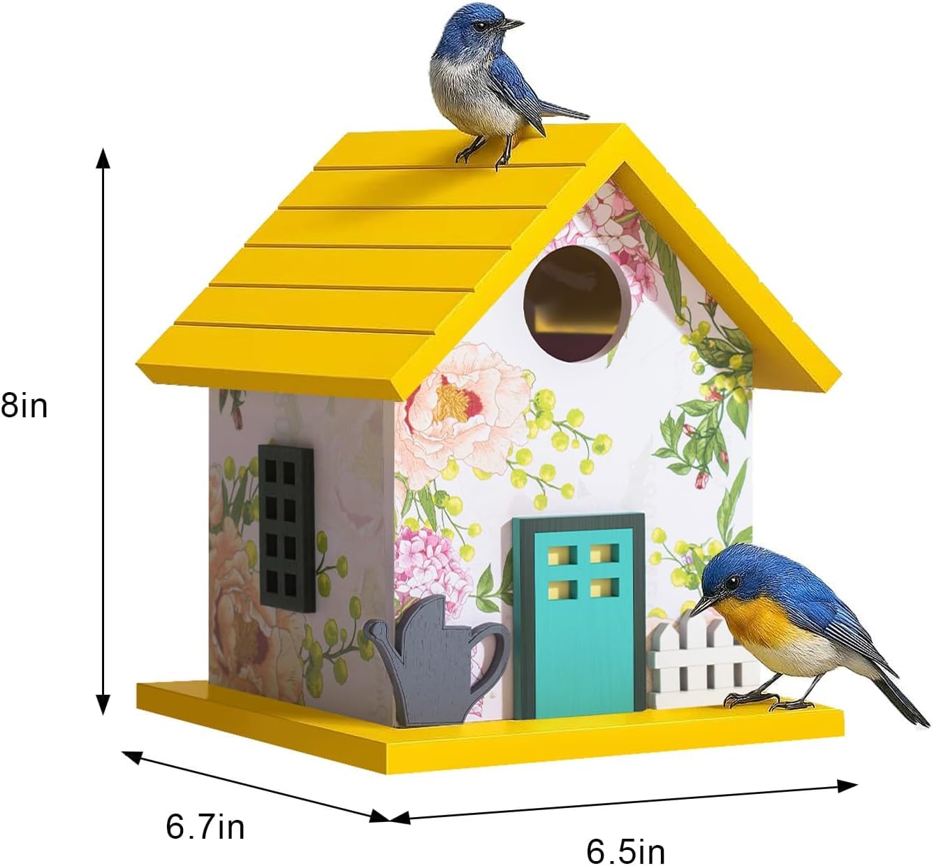 Amazon.com : CEDAR ALPHA Spring Melody Bluebird House, Composite