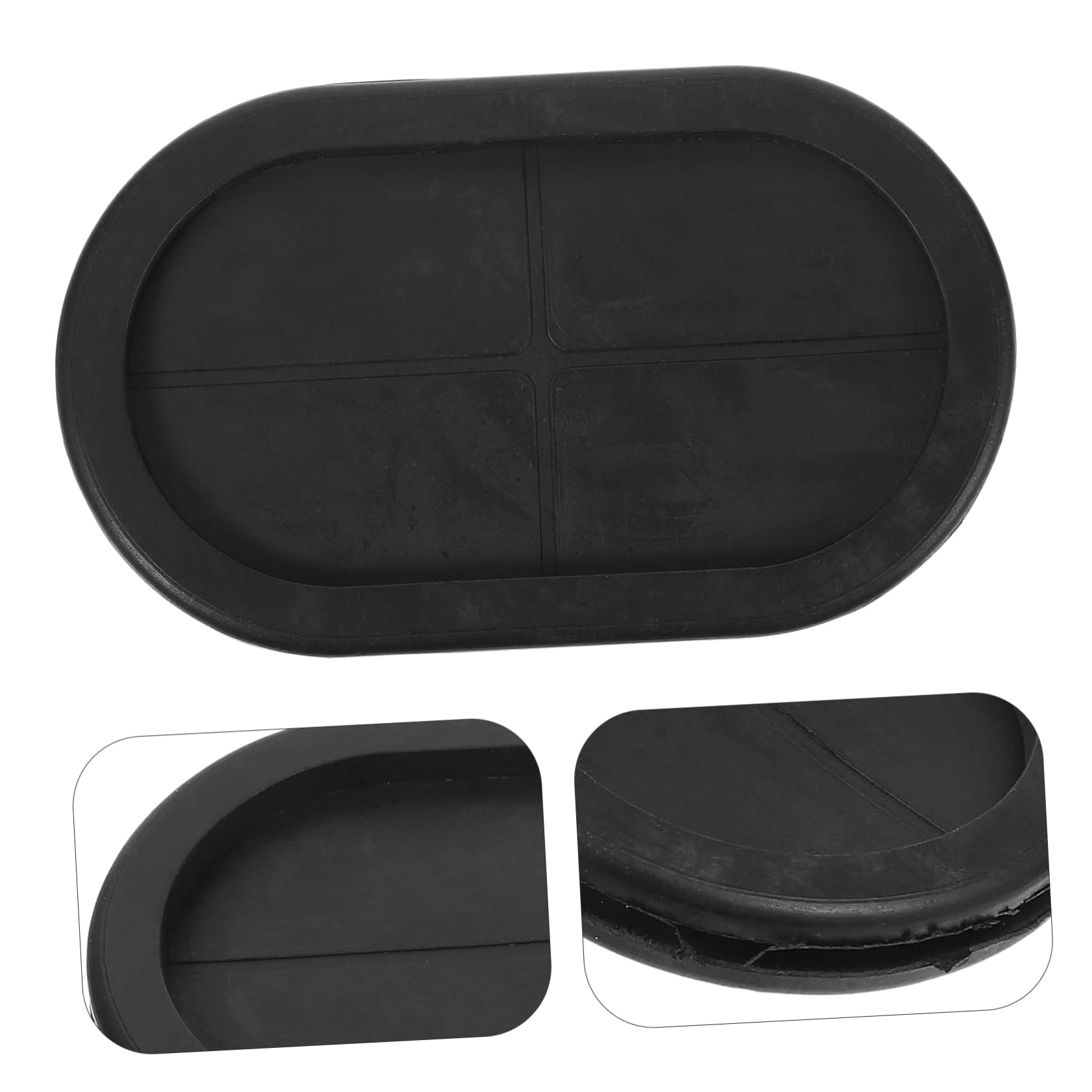 HOMSFOU 3 Set Bobina Di Guardia Guarnizione A Filo Tappo Del Foro Del Bobina Di Cablaggio Passacavo Germetti Di Gomma Per Cavi Gomma Da Cancellare Nero 4 Pezzi * 3