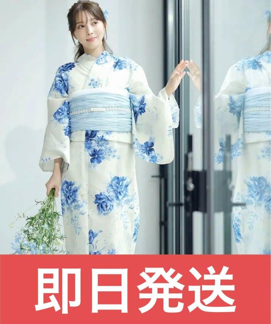 Dita ディータ はんなり月下美人(涼) 浴衣5点セット 水色 楽天市場